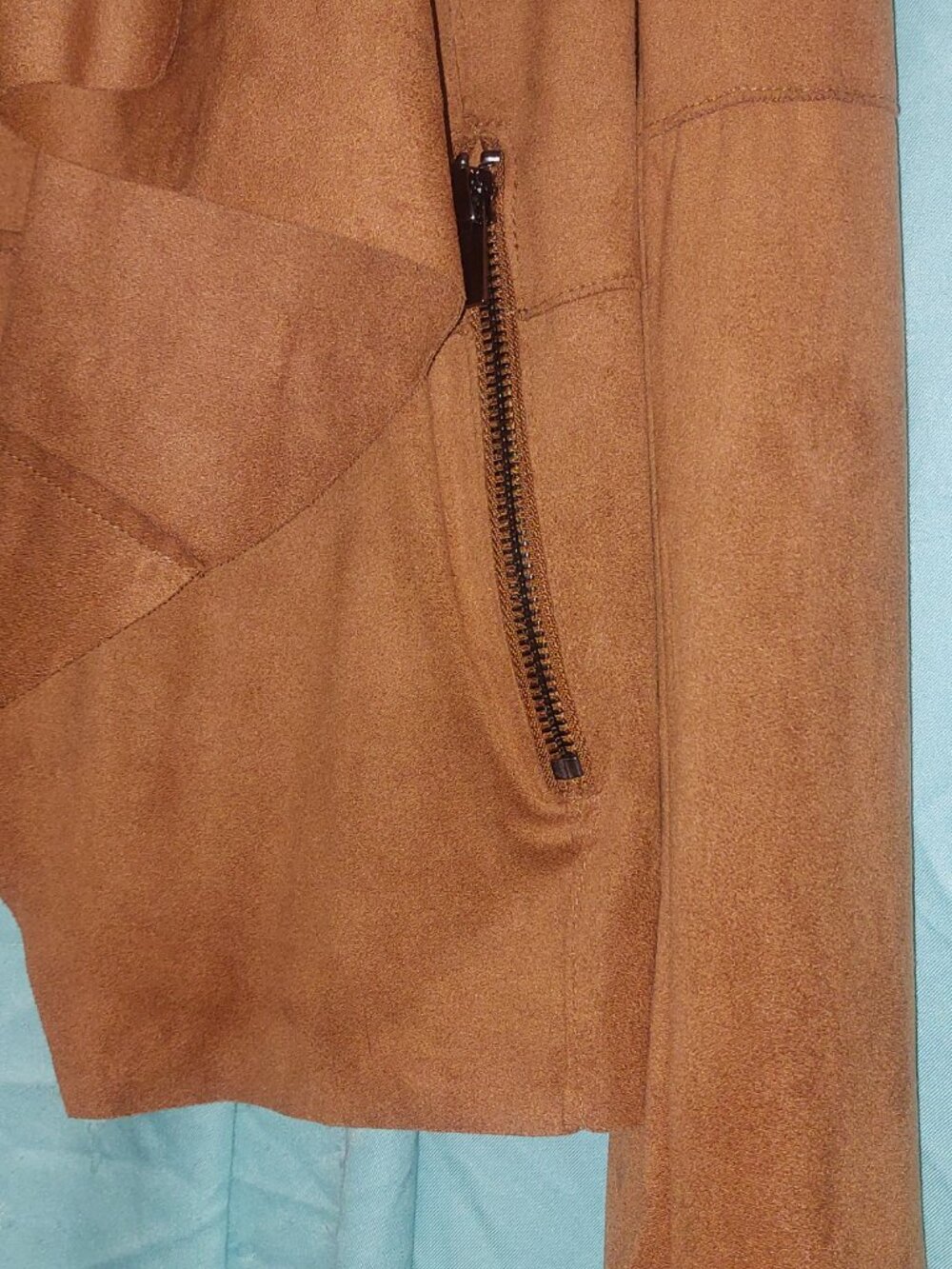 Bagatelle Faux Suede Blazer XS - Picture 4 of 8